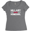 hillary is my homegirl funny Women's Triblend Scoop T-shirt