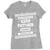 It's A Father Thing Ladies Fitted T-Shirt