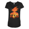 beautiful sunset Maternity Scoop Neck T-shirt