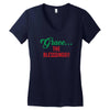 grace the blesssingg!! Women's V-Neck T-Shirt