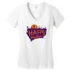 happy halloween 2 Women's V-Neck T-Shirt
