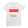 may your christmas be merry &amp; bright Ladies Fitted T-Shirt
