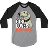 This Girl Loves Her Dachshund 3/4 Sleeve Shirt