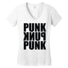 punk Women's V-Neck T-Shirt