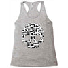 cat skull Racerback Tank
