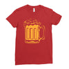 iowa city beer Ladies Fitted T-Shirt