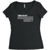 my drinking shirt funny Women's Triblend Scoop T-shirt