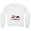 September Peeking Out Baby Girl Crewneck Sweatshirt