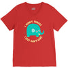 an elephant never cares V-Neck Tee