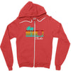 cabo san lucas distressed Zipper Hoodie