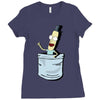 mr. poopybutthole Ladies Fitted T-Shirt