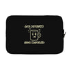 over caffeinated (3) Laptop sleeve