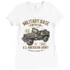 american army jeep Ladies Fitted T-Shirt