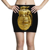 gold grenade Mini Skirts