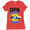 opa der mann der mythos die legende 1 Ladies Fitted T-Shirt