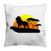 Mufasa and Simba Lion King Throw Pillow