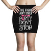the fight ain't over so the party don't stop black Mini Skirts
