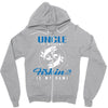 Uncle is my Name Fishing Is My Game Zipper Hoodie