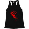 heartless splatter Racerback Tank