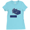 dick in a box shirt and sticker snl beer party t medium black Ladies Fitted T-Shirt