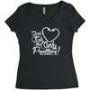 girls fish too only prettier Women's Triblend Scoop T-shirt