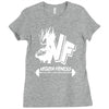 vegeta fitness gym Ladies Fitted T-Shirt