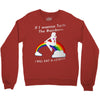 ls mug eat rainbow eat les Crewneck Sweatshirt