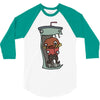 delicious aqua teens 3/4 Sleeve Shirt