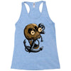 skull anchor Racerback Tank