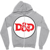 black red Zipper Hoodie