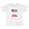 Stand For The Flag We Kneel For The Fallen Toddler T-shirt