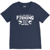 All I Care About Is Fishing And Like Maybe 3 People And Beer V-Neck Tee