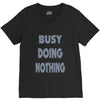 busy doing nothing girls V-Neck Tee