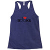 i love books Racerback Tank