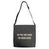 on one hand i'm indecisive Adjustable Strap Totes