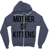 mother of kittens Zipper Hoodie