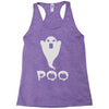 ghost poo Racerback Tank