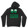 st. patrick's day titties and beer Unisex Hoodie