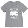 goat halloween costume V-Neck Tee