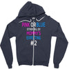 pink or blue mommy is expecting number 2 new Zipper Hoodie