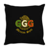 Mexican style ggg Throw Pillow