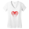 love red Women's V-Neck T-Shirt