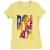 made in the am Ladies Fitted T-Shirt