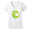 alien ouroboros Women's V-Neck T-Shirt