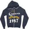 queens are born in 1987 Zipper Hoodie