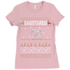 sagittarius christmas ugly sweater Ladies Fitted T-Shirt