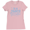 i`m an engineer so to save time lets assume i`m right Ladies Fitted T-Shirt