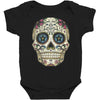 men's pura vida sugar skull Baby Bodysuit