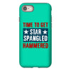 star spangled hammered iPhone 8