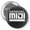 general midi retro Pin-back button